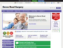 Tablet Screenshot of devonroadsurgery.co.uk